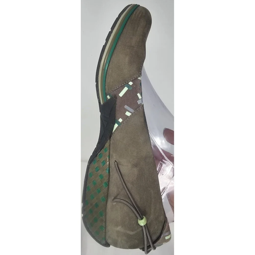 Merrell Elles Bungee Cord Ortholite Gray Suede Women’s Sz 7.5 Slip On Shoes